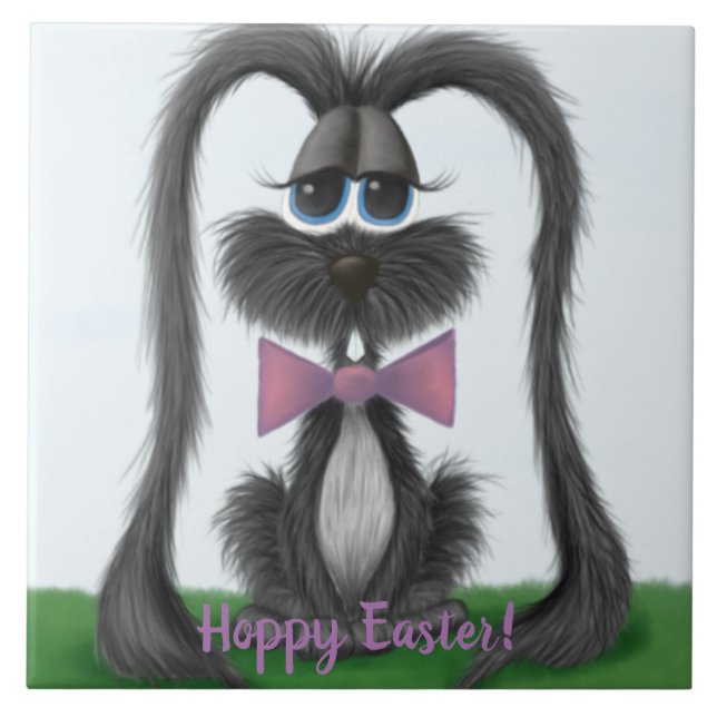 Adorable Bunny Rabbit Tile (Front)