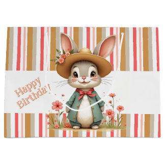 Adorable Bunny sac d'anniversaire