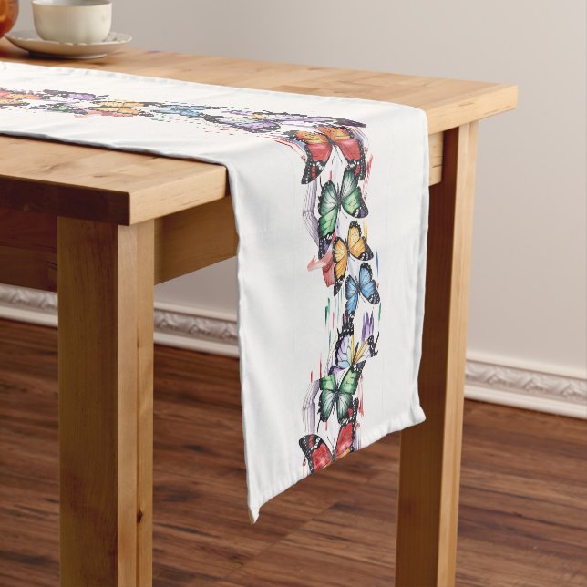 Adorable Butterflies Short Table Runner (In Situ)