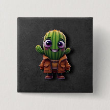 Adorable Cactus Character