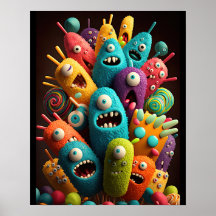 Adorable Candy Monsters