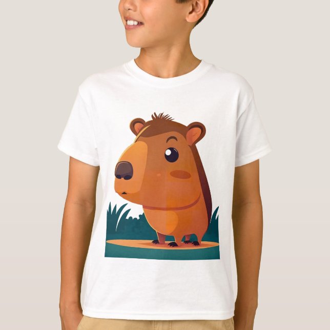Adorable capybara  T-Shirt (Front)