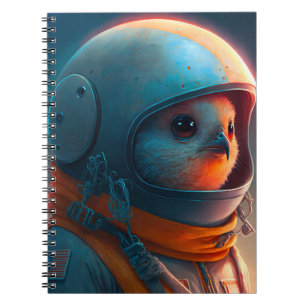 Adorable Carnet d'astronautes d'oiseaux
