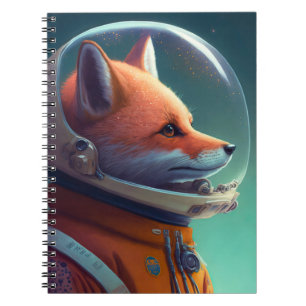 Adorable Carnet d'astronautes Red Fox