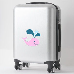 Adorable Cartoon Baby Whale