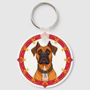Adorable Cartoon Dog Keychain