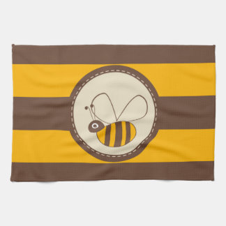 Adorable Cartoon Honey Bee Kitchen Towel
