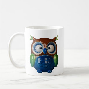 Adorable Cartoon Owl Coffee Mug