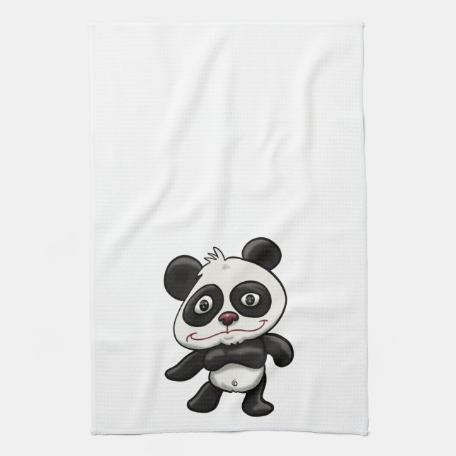 Adorable Cartoon Panda Kitchen Towel (Vertical)