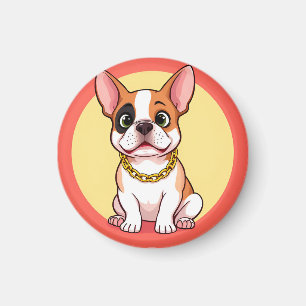 Adorable Cartoon Puppy Magnet