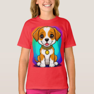 Adorable Cartoon Puppy T-Shirt