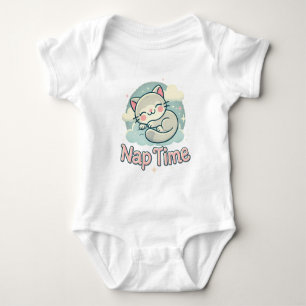 Adorable Cat Baby Bodysuit