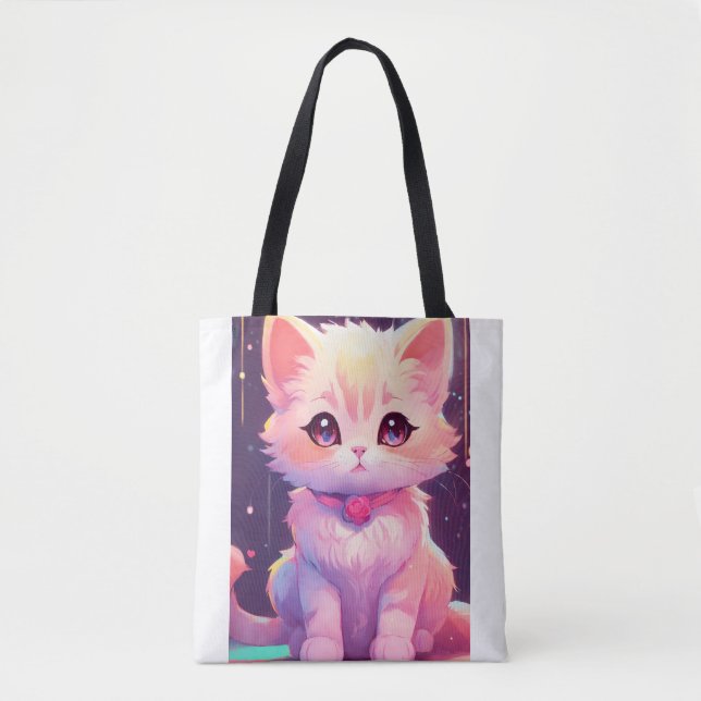 Adorable  cat bag design  (Front)