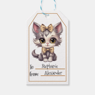 Adorable Cat Gift Tag – Cute Pet-Themed (3)