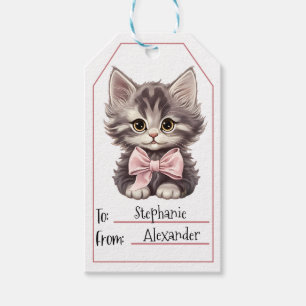 Adorable Cat Gift Tag – Cute Pet-Themed (6)