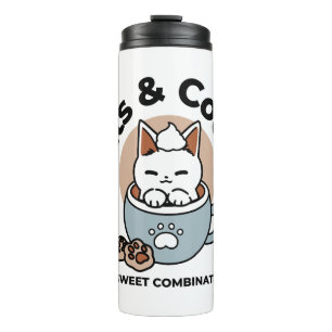Adorable Cat in Mug Holiday Design - Cat & Cocoa