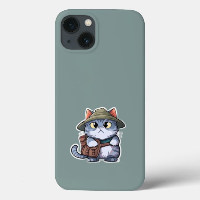Adorable cat in my iphone case | iphone cover  (Back)