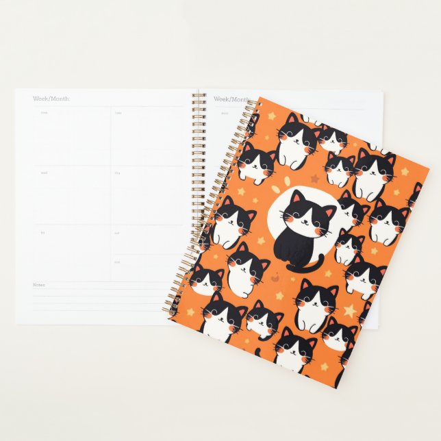 Adorable Cat Pattern Planner (Display)