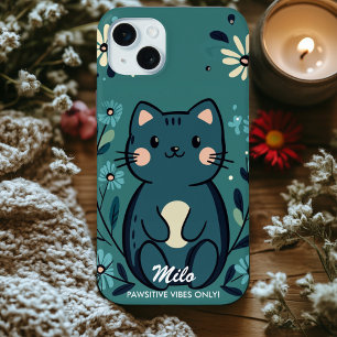 Adorable Cat Vibes - Cozy & Cute Charm Case-Mate iPhone 14 Pro Case