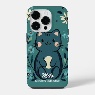 Adorable Cat Vibes - Cozy & Cute Charm iPhone 14 Pro Case