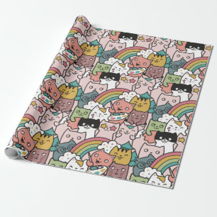 Adorable Cats Wrapping Paper
