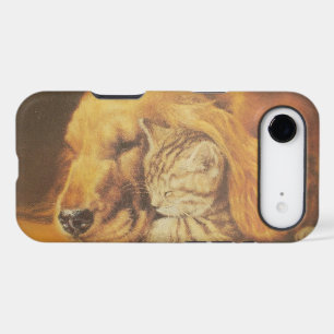 Adorable chatte et câlin