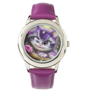 Adorable Cheshire Kitten Watch