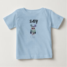 Adorable Chevêche de Bébé Graphic T-shirt noir - m