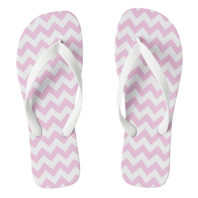Adorable Chevron Patterned Flip Flops (Footbed)