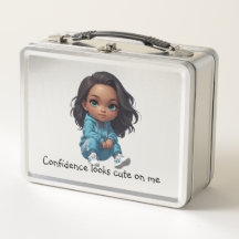 Adorable Chibi girl with sneakers 