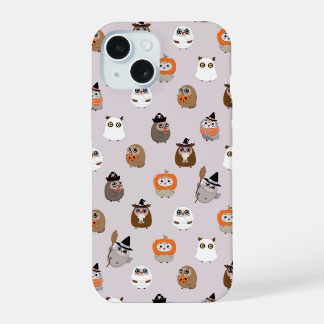 Adorable Chouette d'Halloween Motif (Verso)