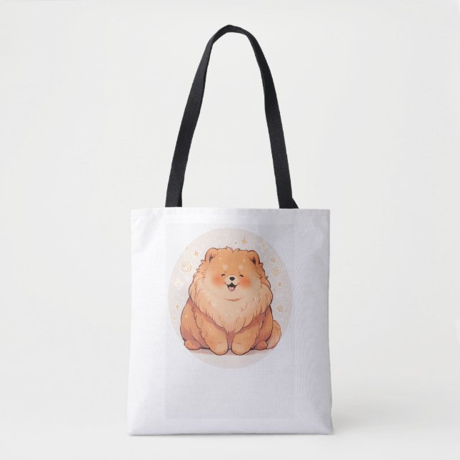 Adorable Chow Chow Classic T-Shirt (7) Tote Bag (Front)