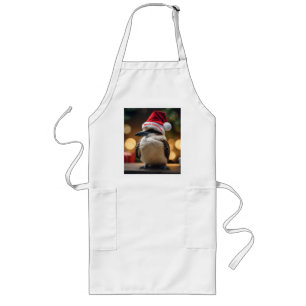 Adorable Christmas Kookaburra, Long Apron