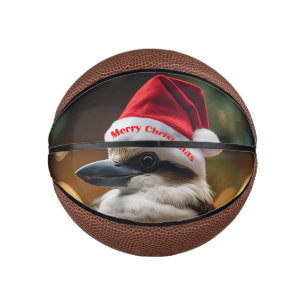 Adorable Christmas Kookaburra, Mini Basketball