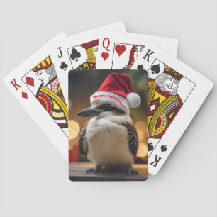 Adorable Christmas Kookaburra, Playing Cards