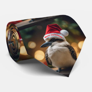Adorable Christmas Kookaburra,  Tie