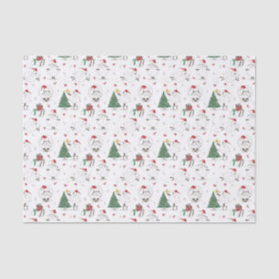 Adorable Christmas Sheep Tissue Paper