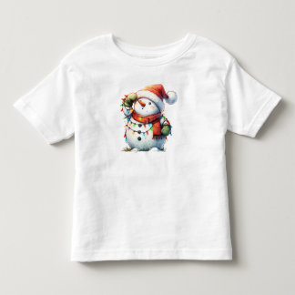 Adorable Christmas Snowman Baby Bodysuit