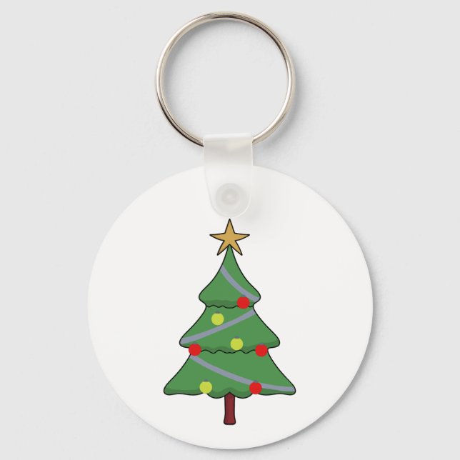 Adorable Christmas Tree Keychain (Front)