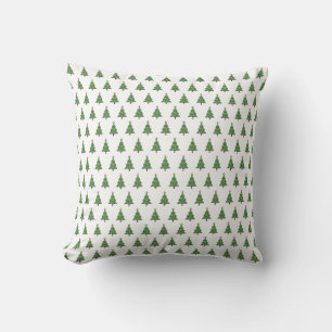 Adorable Christmas Tree Throw Pillow