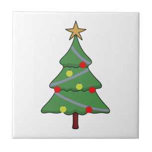 Adorable Christmas Tree   Tile