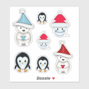 Adorable Christmas Winter Animals