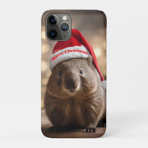Adorable Christmas Wombat,  iPhone 11 Pro Case