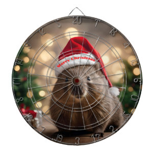 Adorable Christmas Wombat,  Dartboard