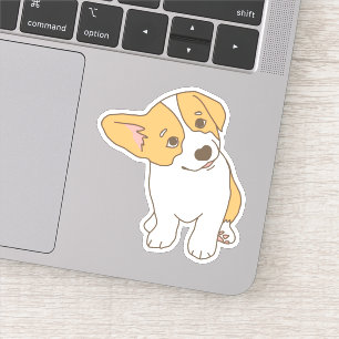Adorable Cocked Ear Welsh Corgi Drawing
