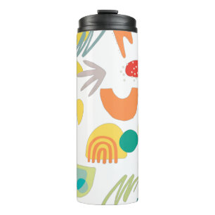 Adorable colourful abstract pattern cute keepsake thermal tumbler