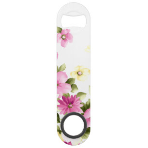 Adorable Colourful Girly Blooming Flowers Speed Bottle Opener