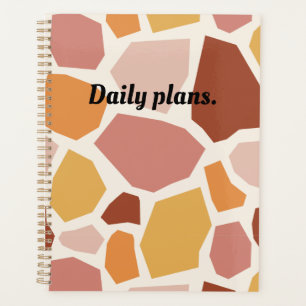 Adorable Colourful stones Planner
