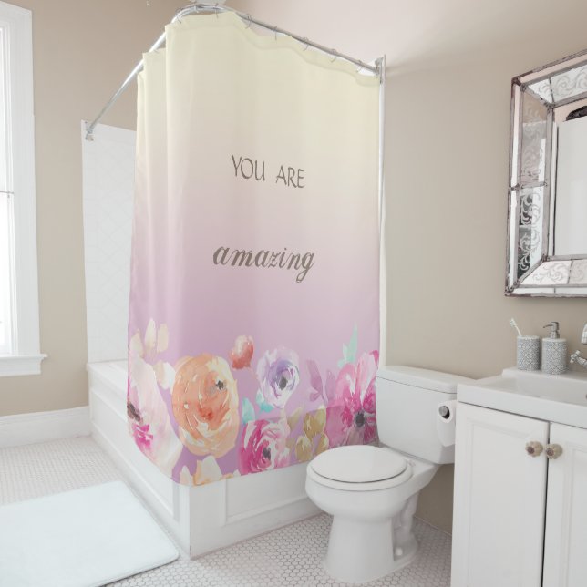 Adorable Colourful Watercolor Flowers (In Situ)