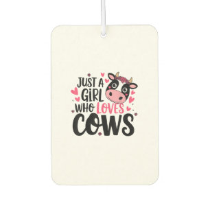 Adorable Cow Lover Design Air Freshener